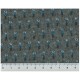 Tissu Maille Flamme Cendre