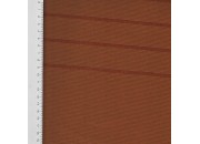 Tissu rayures Terre cuite